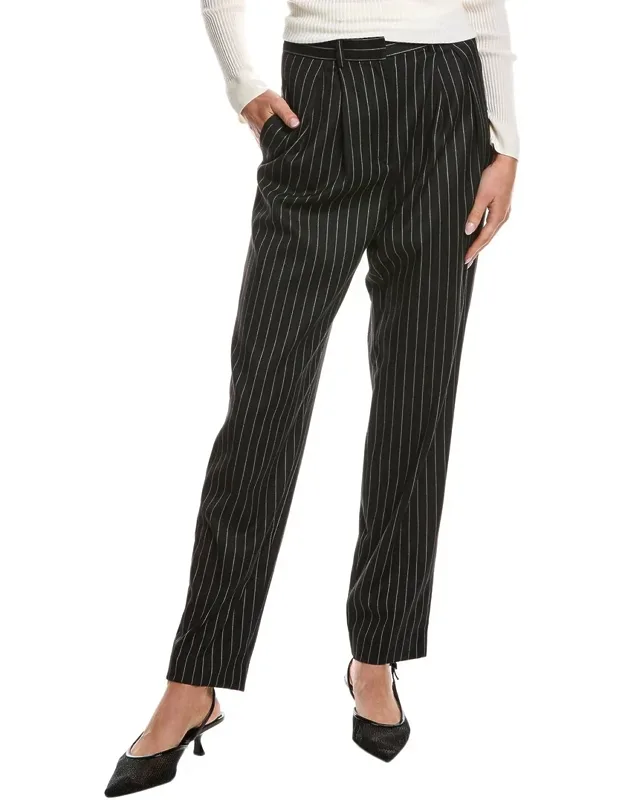 Wool-blend Pants