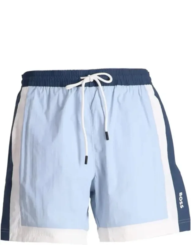 Remy Standard Length Colorblock Swim Trunks