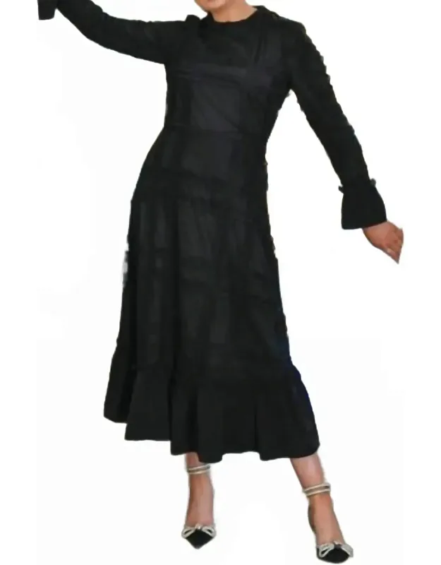 Longsleeve Ruffle Dress