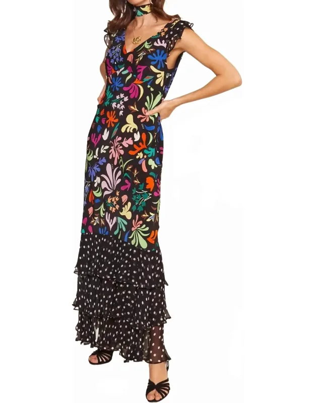 Ossy 2 Dress In Flora Mix