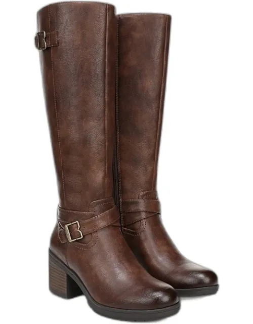 Prairie Wide Calf Block Heel Knee High Boots