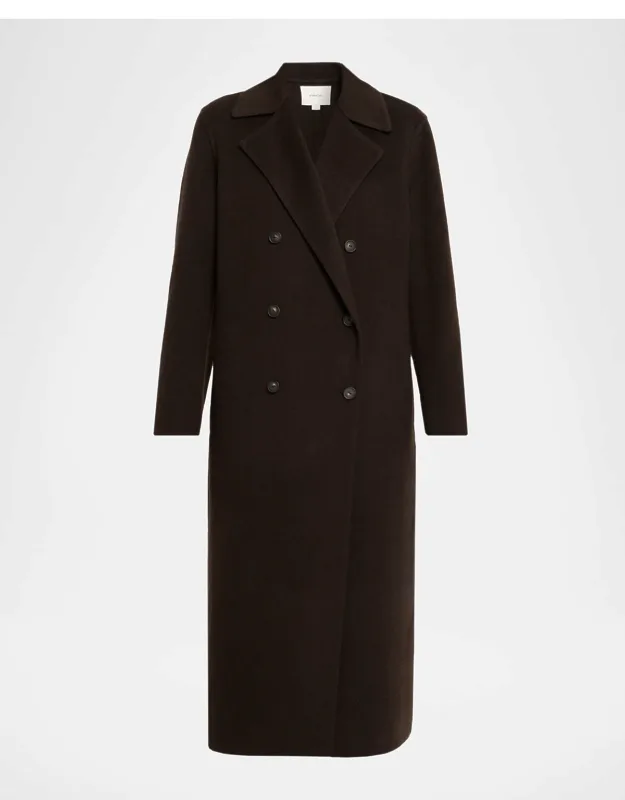 Cashmere-blend Double-breasted Coat