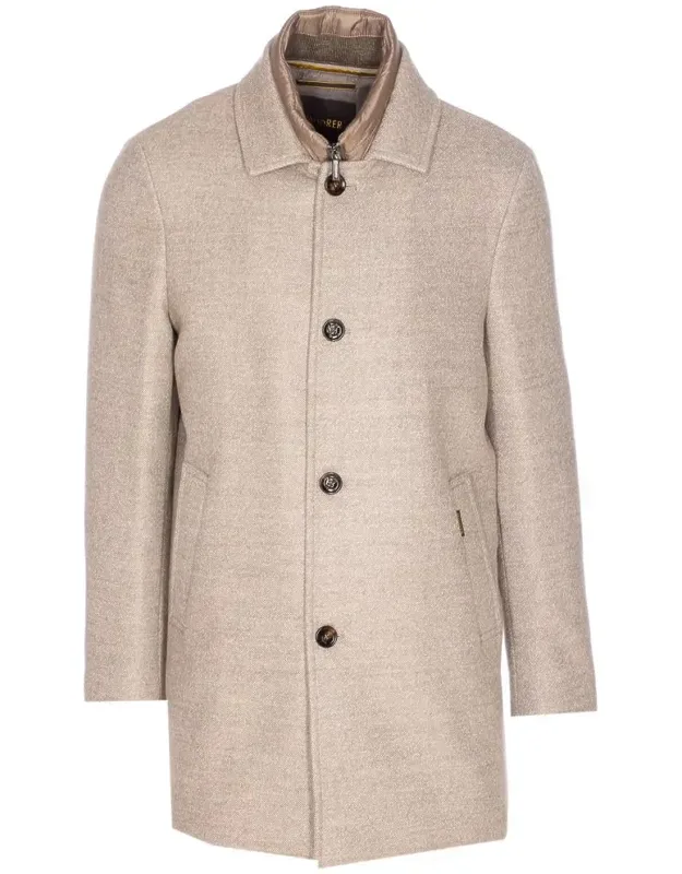 Moorer Coat Monferrato Down Jacket, Frontal Zip