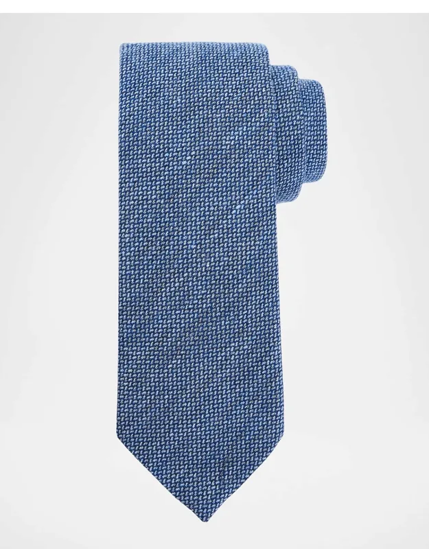 Textured Wool And Silk Tie