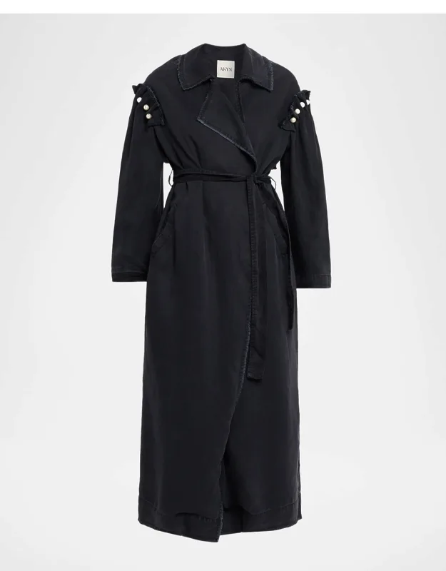 Denim Trench Coat