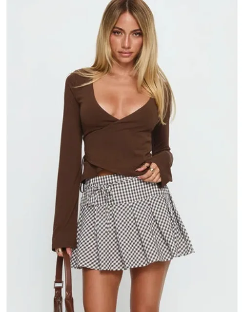 Nikoleta Pleat Mini Skirt