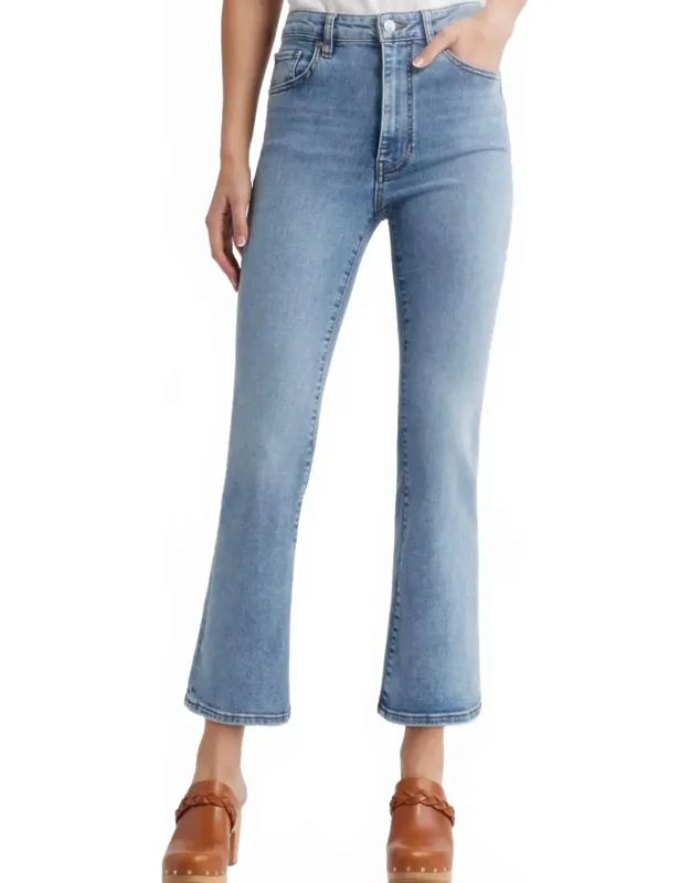 Reboot High Waist Crop Flare Jeans