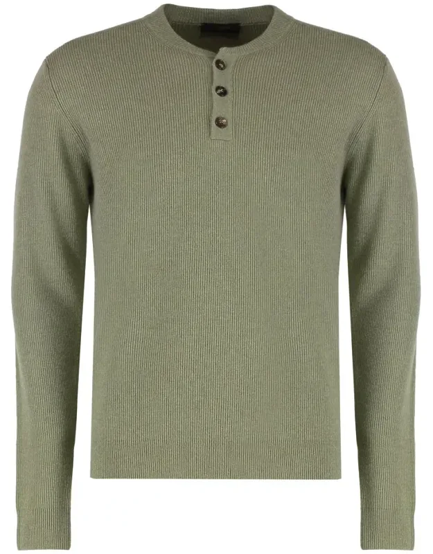 Sweater With Round Neck In Virgin Wool