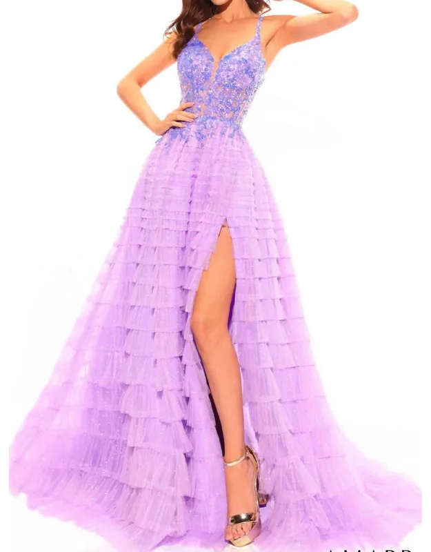Spellbound V-neckline A-line Dress