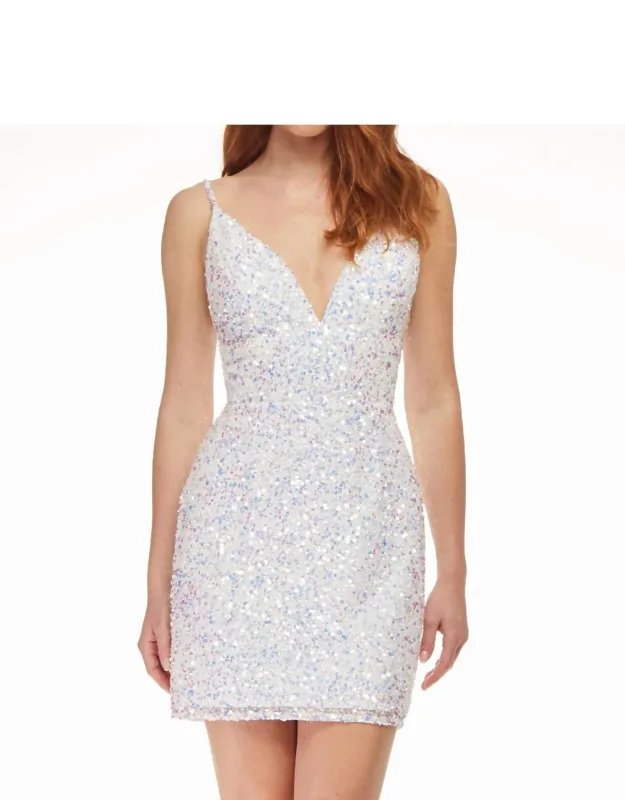 V-neck Cocktail Dress