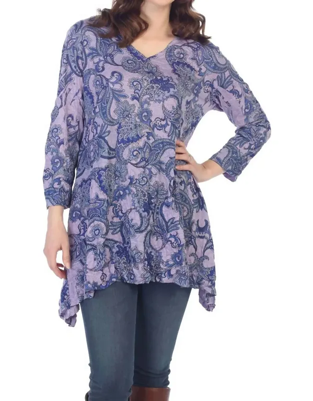 Affinity Crushed Melange Tunic