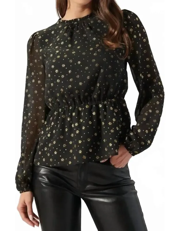 Floral Peplum Top