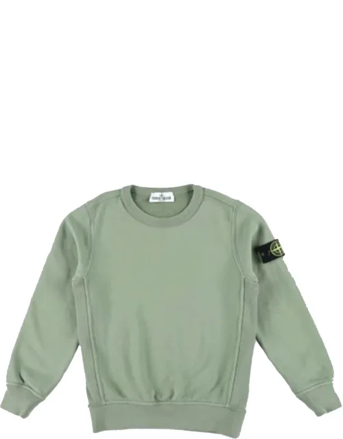 Sweatshirt With "patch" Logo