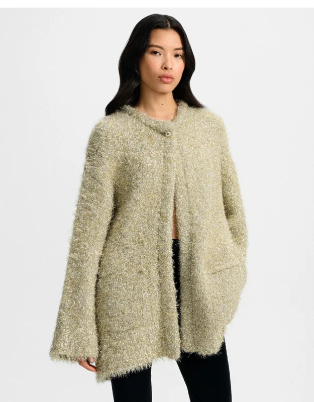 Rozan Metallic Knit Jacket