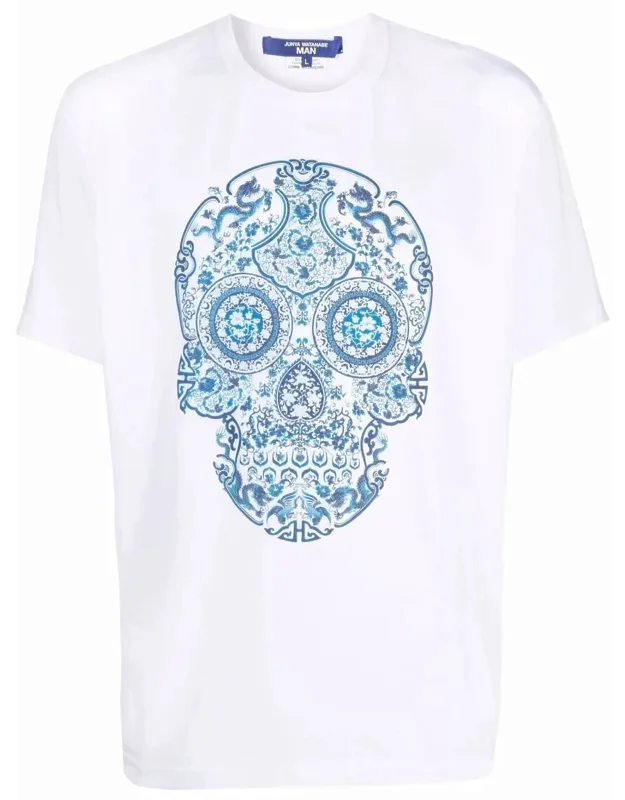 Skull-print Cotton T-shirt