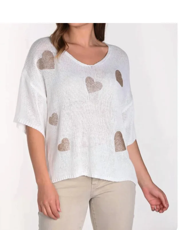 Knit Heart Sweater