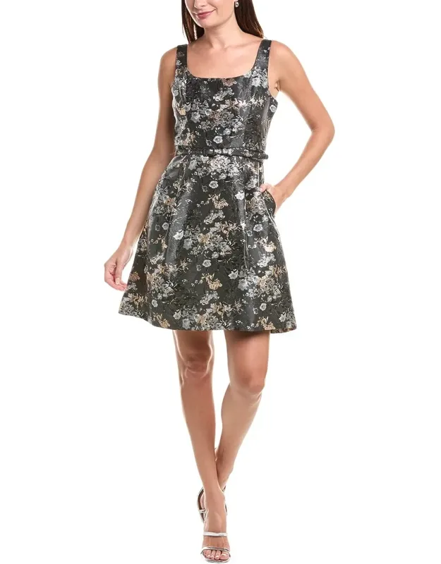 Jacquard A-line Dress