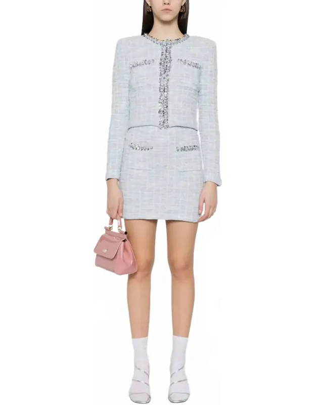 Checked Cardigan