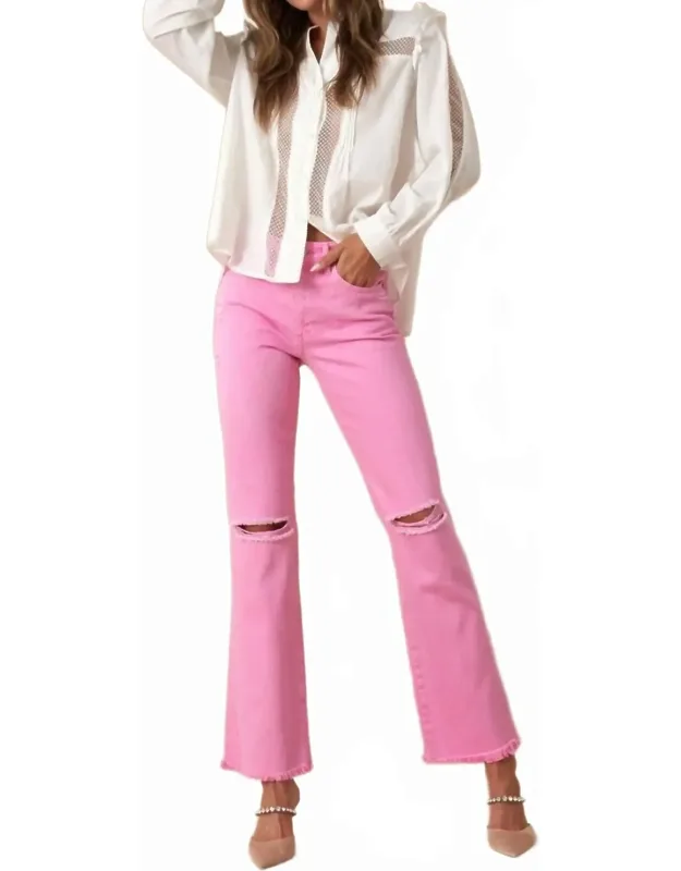 High Rise Slim Straight Jeans