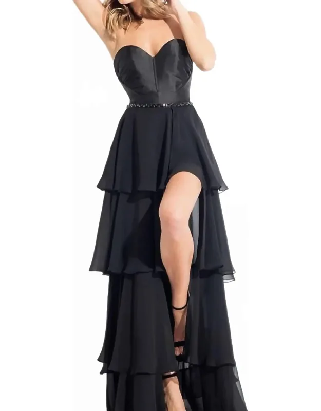 Mikado Romper With Removable Chiffon Skirt
