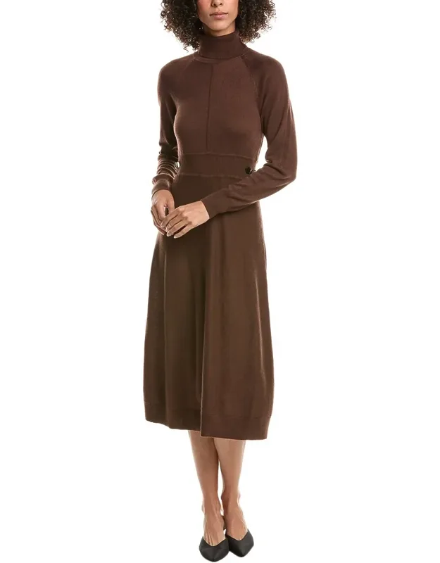 Horsebit Wool Sweaterdress