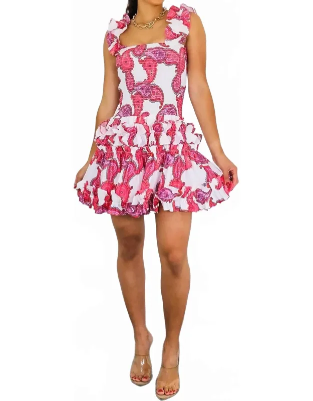 Flower Me All Day Ruffle Mini Dress