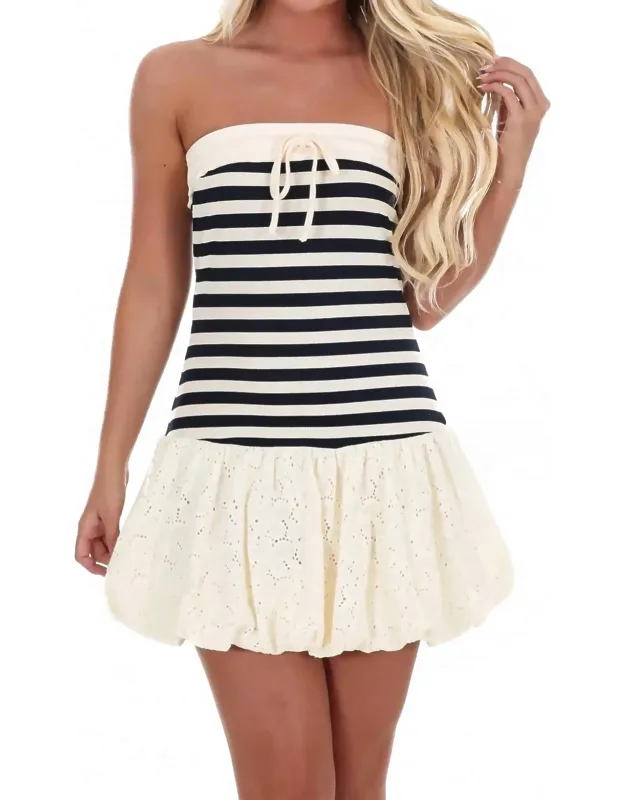 Yacht Club Lace Bubble Dress