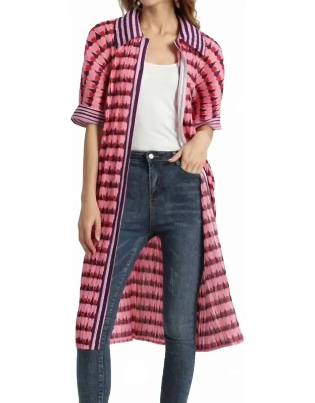 Pleated Jacket Dress