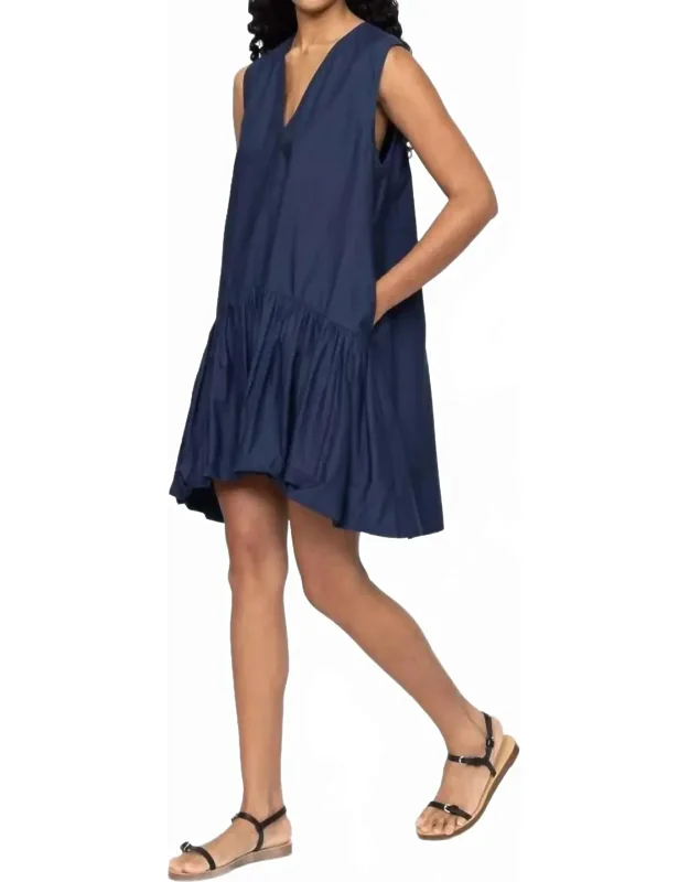 Emmet Poplin Bubble Tank Dress