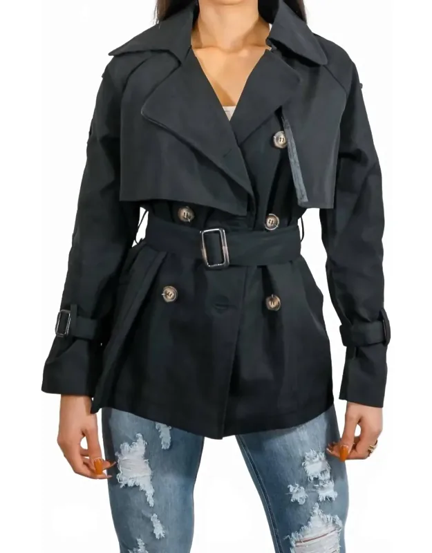 Mid Length Trench Coat