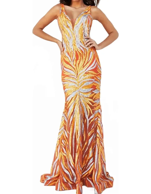 V Neck Prom Dress