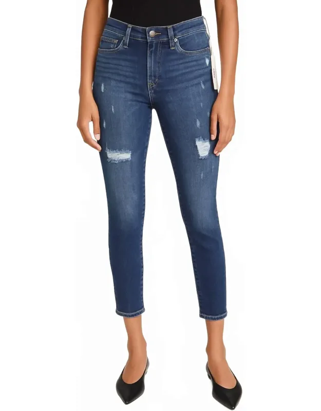 Nico Midrise Ankle Distressed Jeans