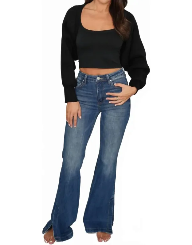 Shrug Crop Cardigan
