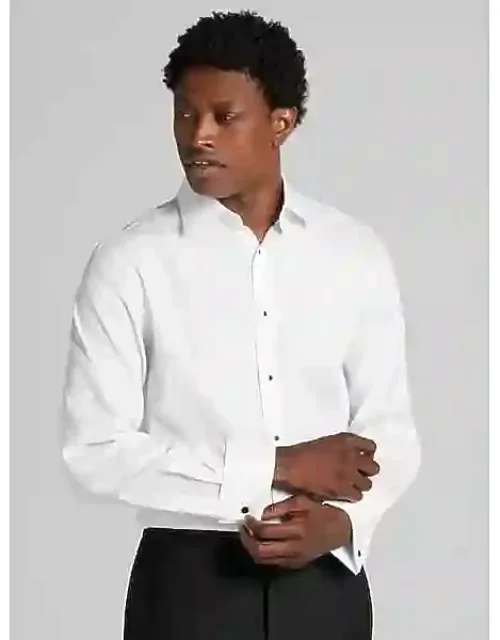 Classic Fit Twill French Cuff Formal Dress Shirt