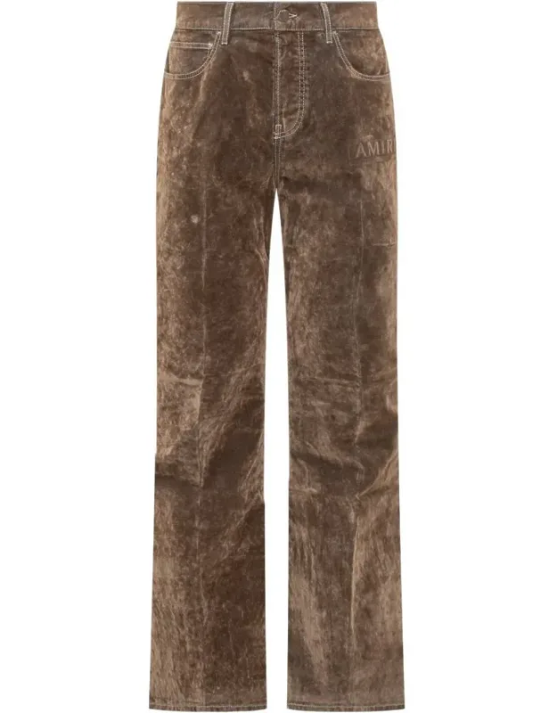 Velvet Straight Leg Pants