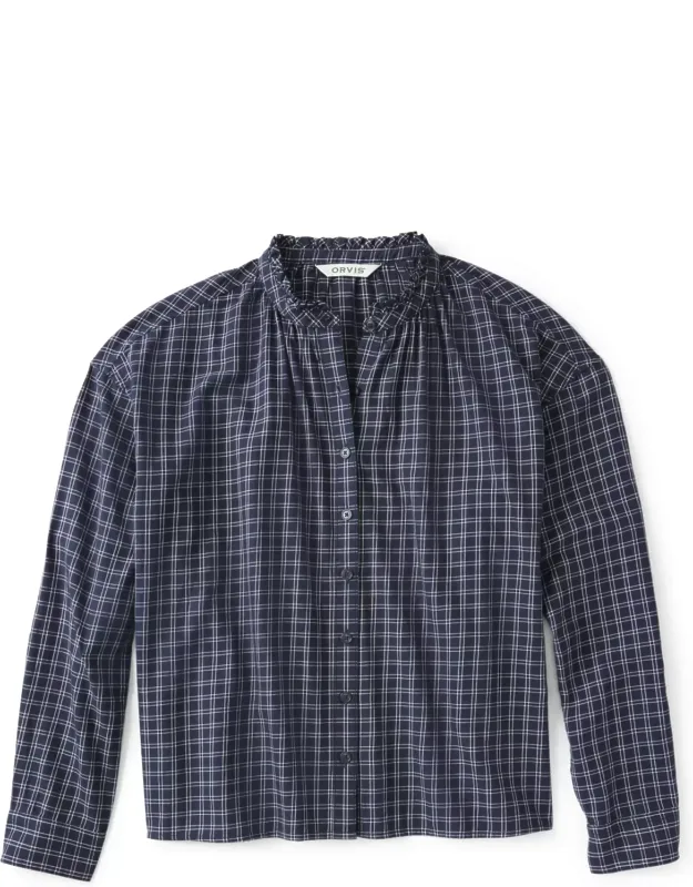 Sunderland Brushed Twill Long-sleeve Top