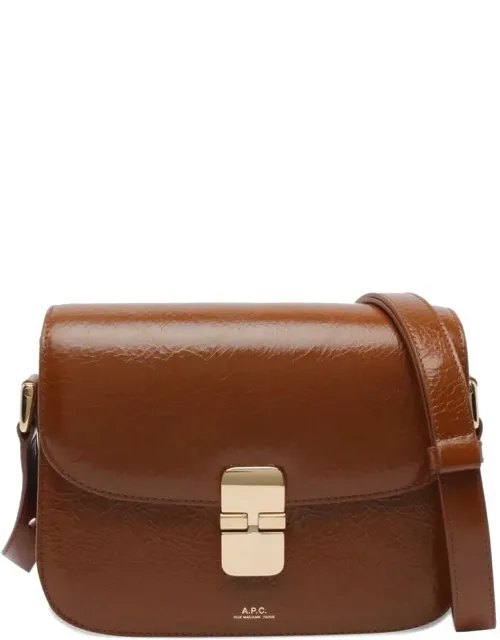 Grace Small Crinkled Leather Bag