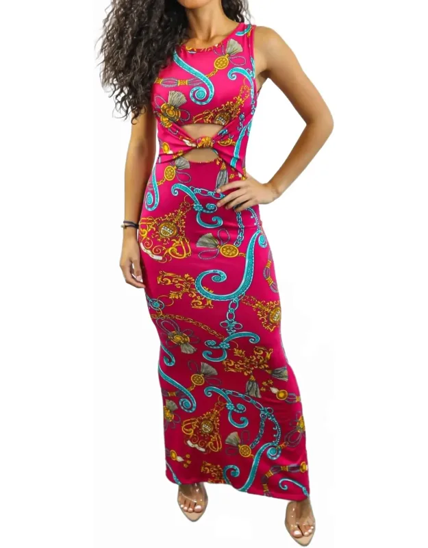 Desire Bodycon Cut-out Maxi Dress