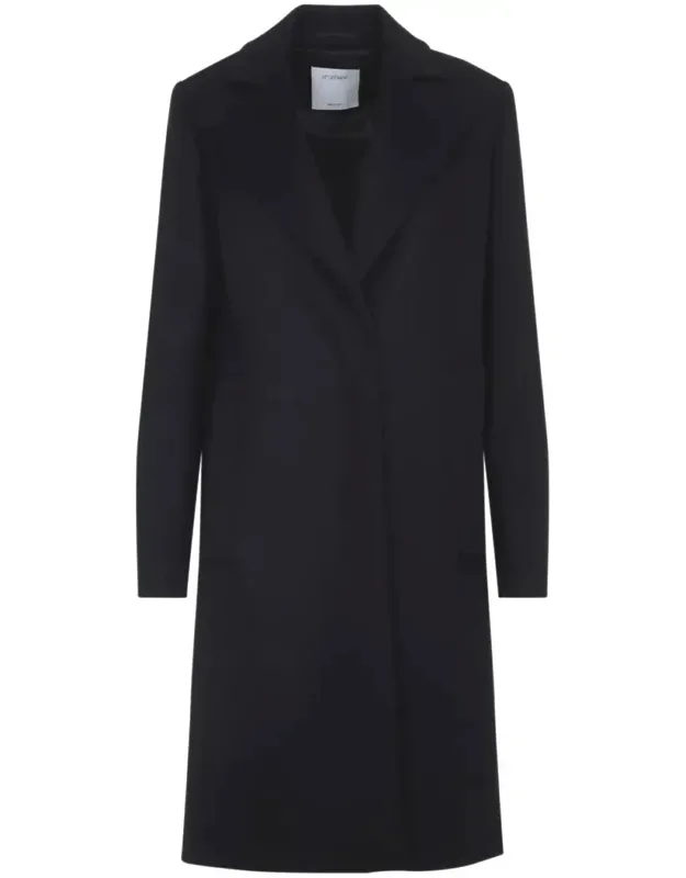 _sportmax Coat With Oversized Lapels And Central Back Vent_