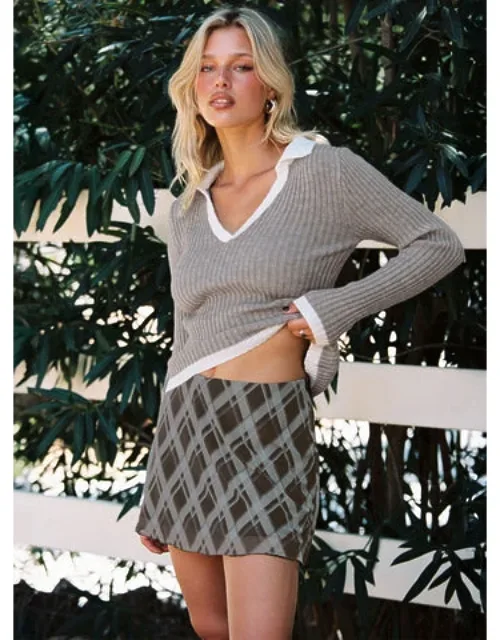 Mini Skirt Multi Check