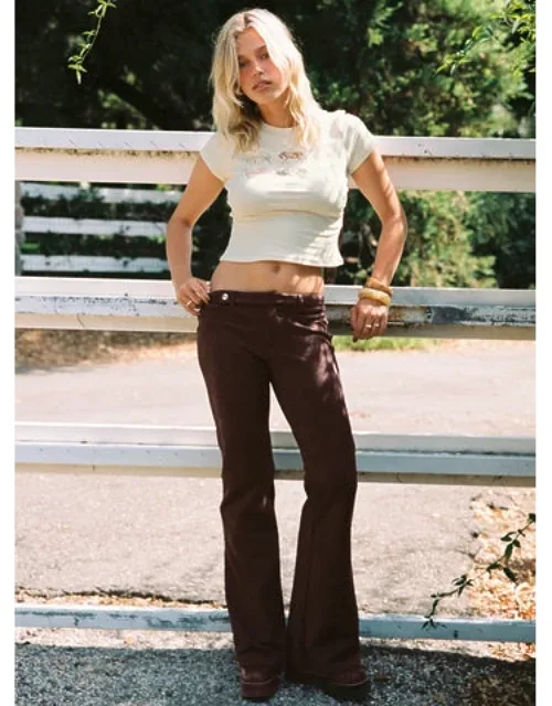 Final Shot Faux Suede Pants