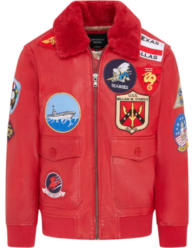Topgun A2 Leather Bomber Jacket