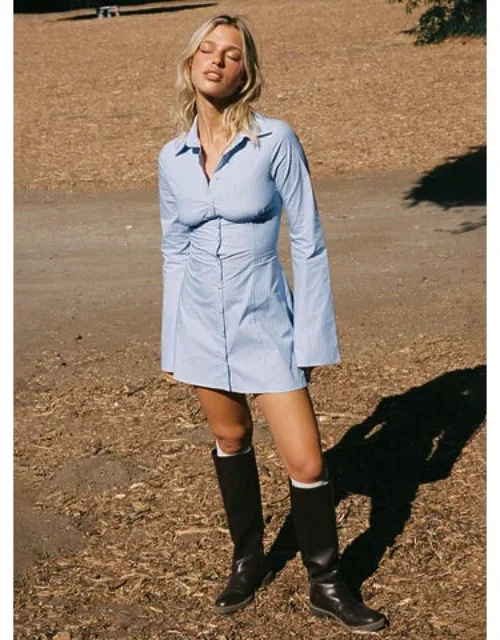 Tawni Long Sleeve Shirt Mini Dress