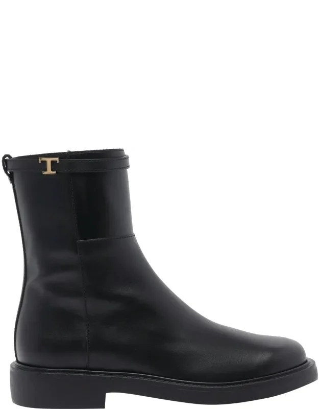 Boots Round Toe Zip Closure