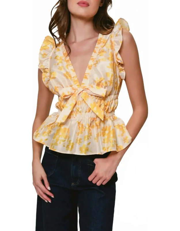 Flutter Sleeve Top
