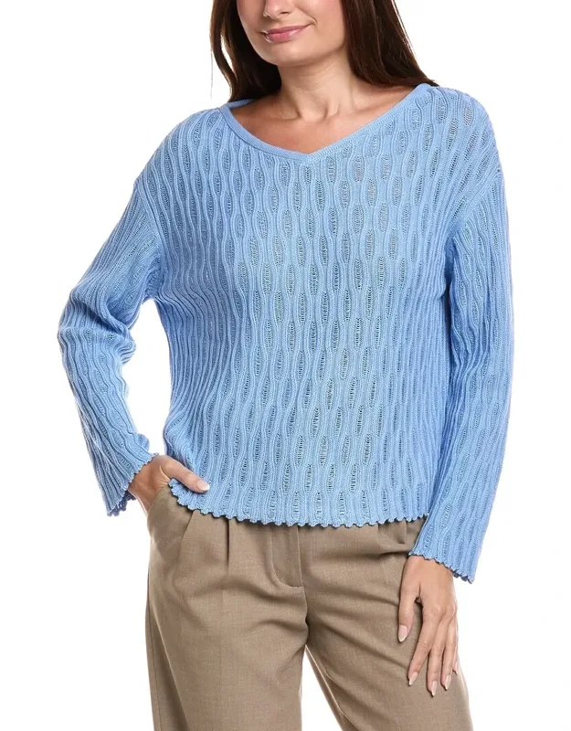 Honeycomb Silk-blend Sweater