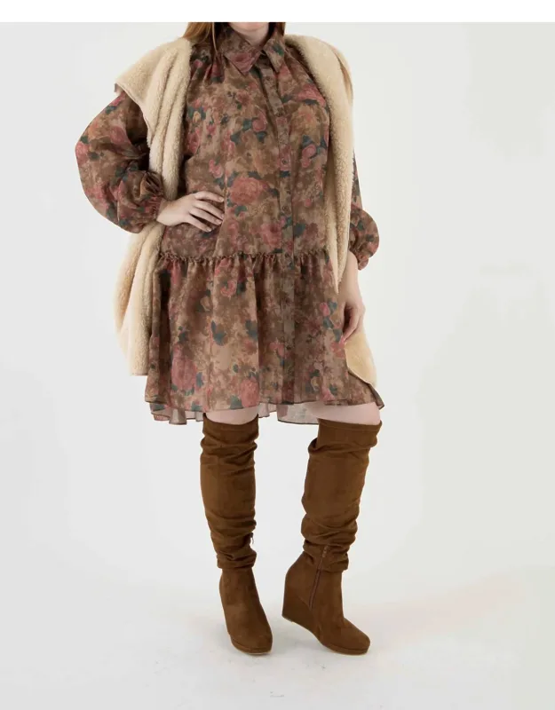 Cotton Voile Tunic Dress