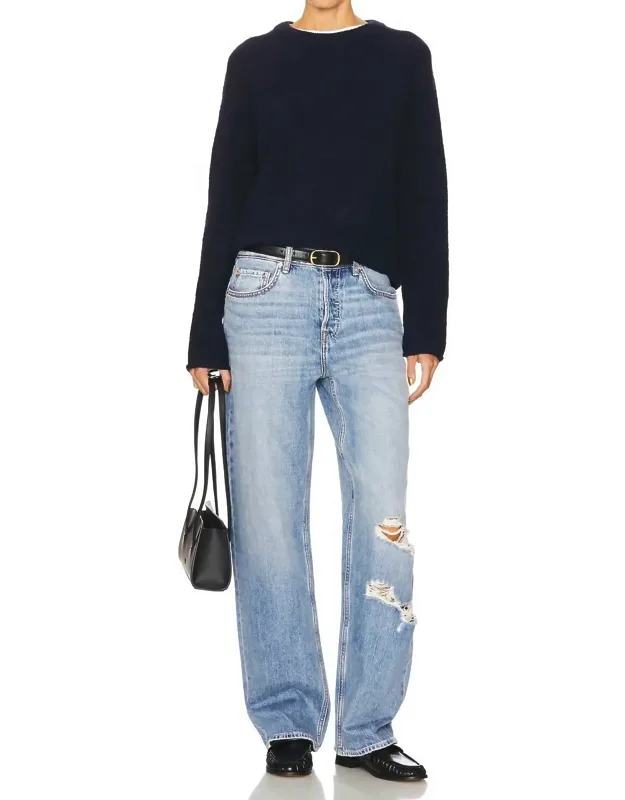 Low Rise Boyfriend Jeans