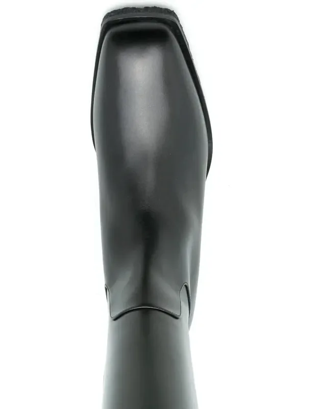 Wayde Leather Wedge Boots