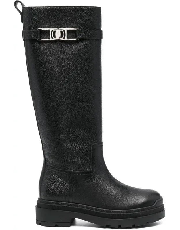 Vara Chain Knee-high Boots